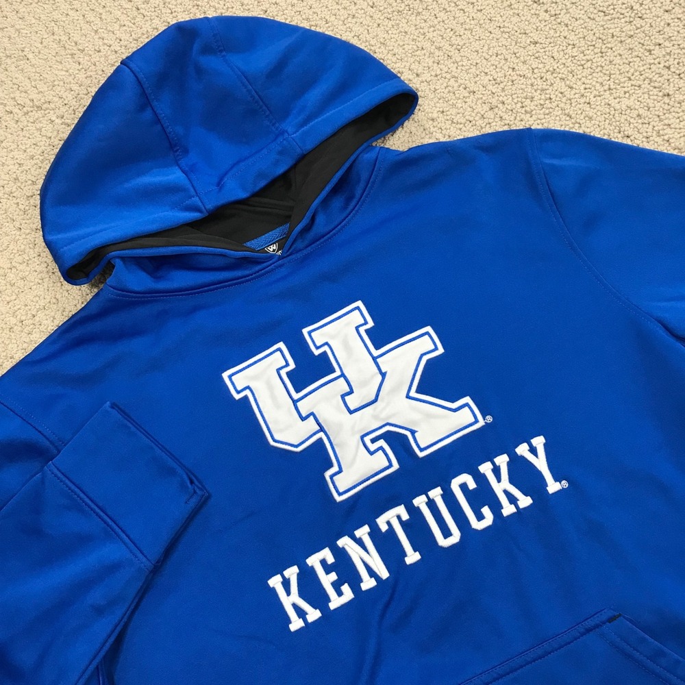 Top of the World Kentucky Wildcats Hoodie Mens Large Blue Performance Sweatshirt